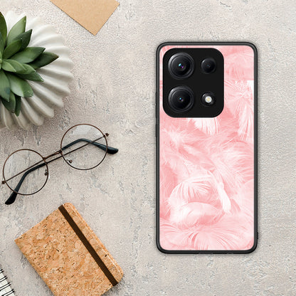 Boho Pink Feather - Xiaomi Redmi Note 14S θήκη