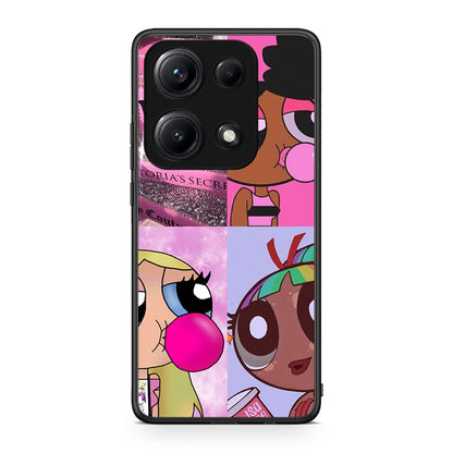 Xiaomi Redmi Note 14S Bubble Girls Θήκη Αγίου Βαλεντίνου από τη Smartfits με σχέδιο στο πίσω μέρος και μαύρο περίβλημα | Smartphone case with colorful back and black bezels by Smartfits