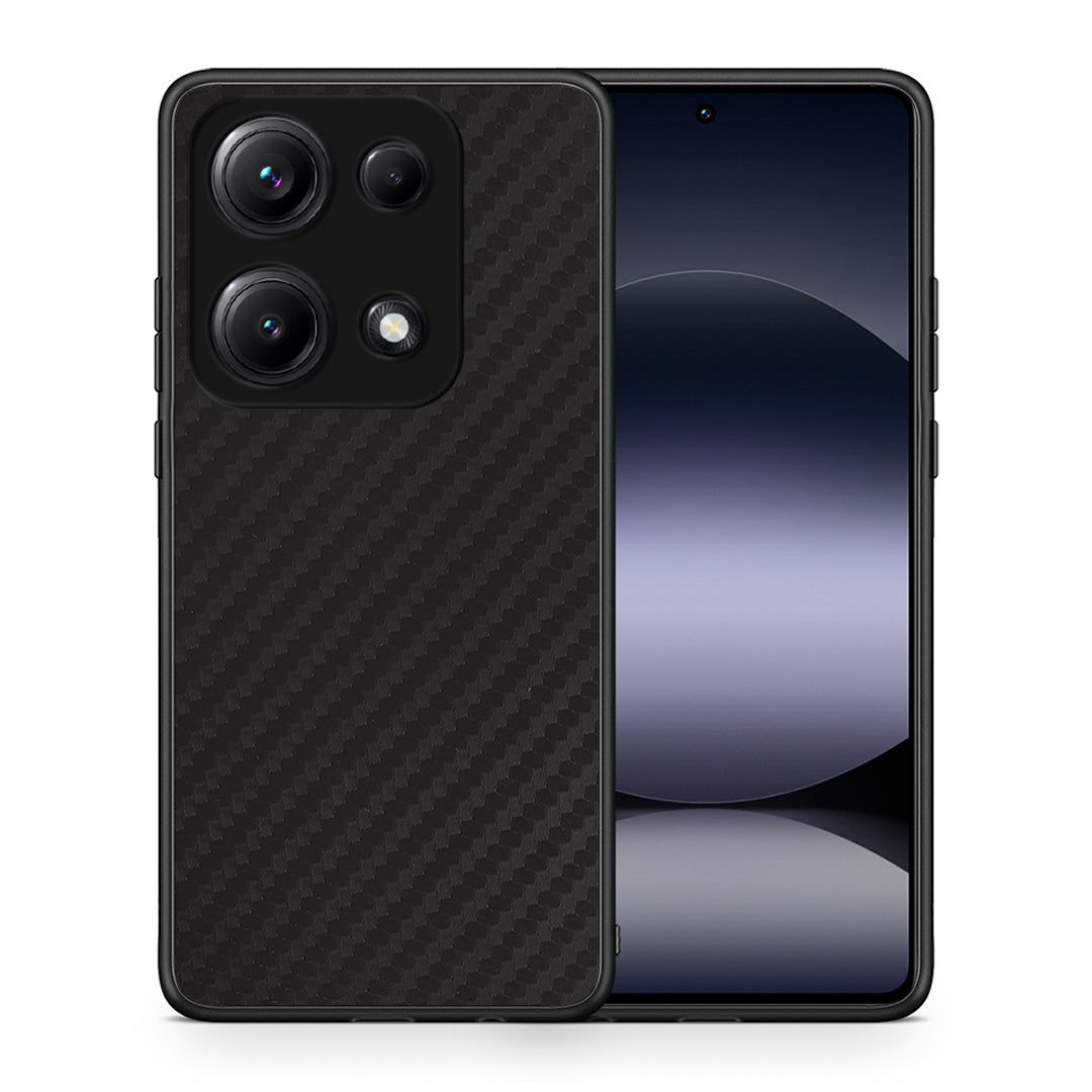 Θήκη Xiaomi Redmi Note 14S Carbon Black από τη Smartfits με σχέδιο στο πίσω μέρος και μαύρο περίβλημα | Xiaomi Redmi Note 14S Carbon Black case with colorful back and black bezels