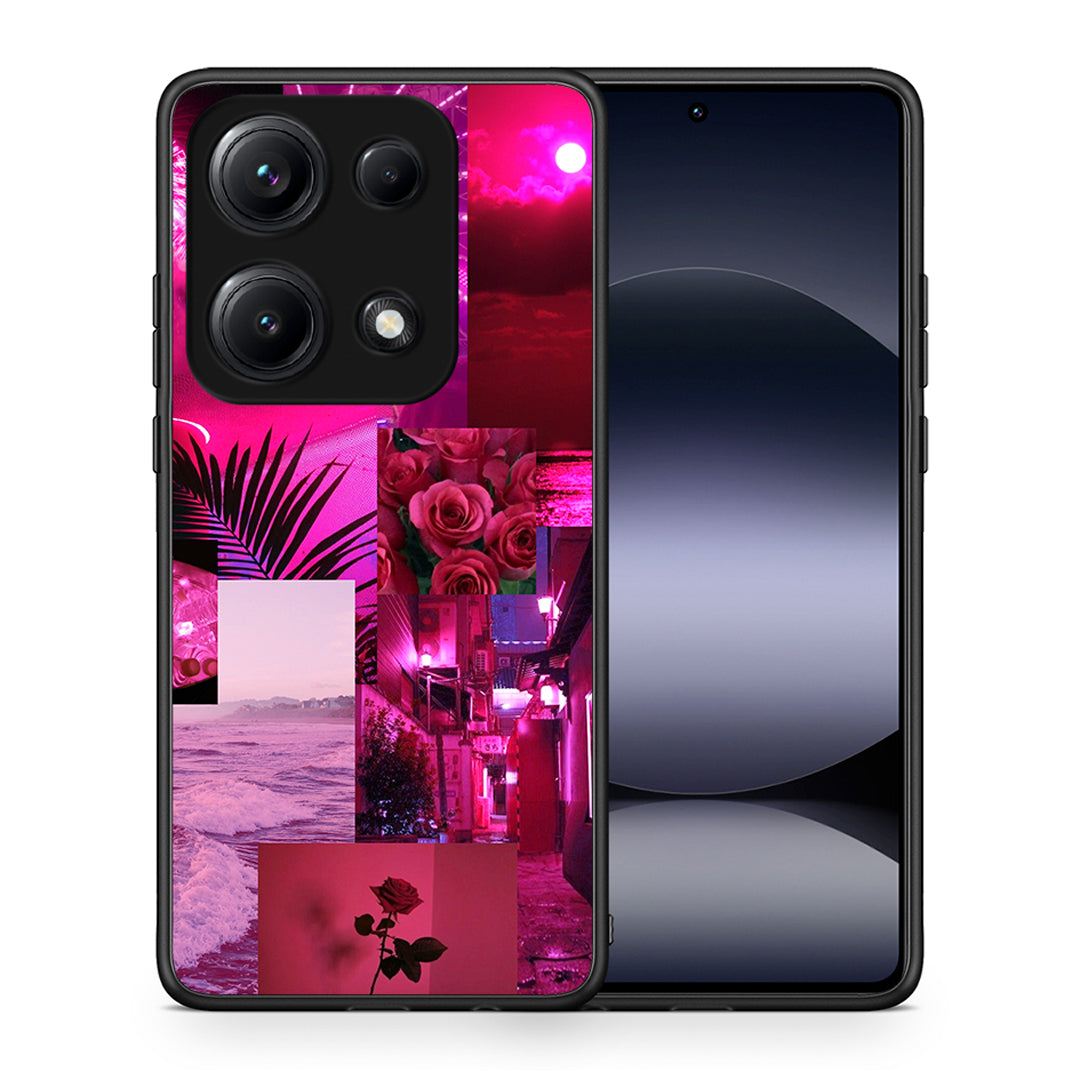 Collage Red Roses - Xiaomi Redmi Note 14S θήκη