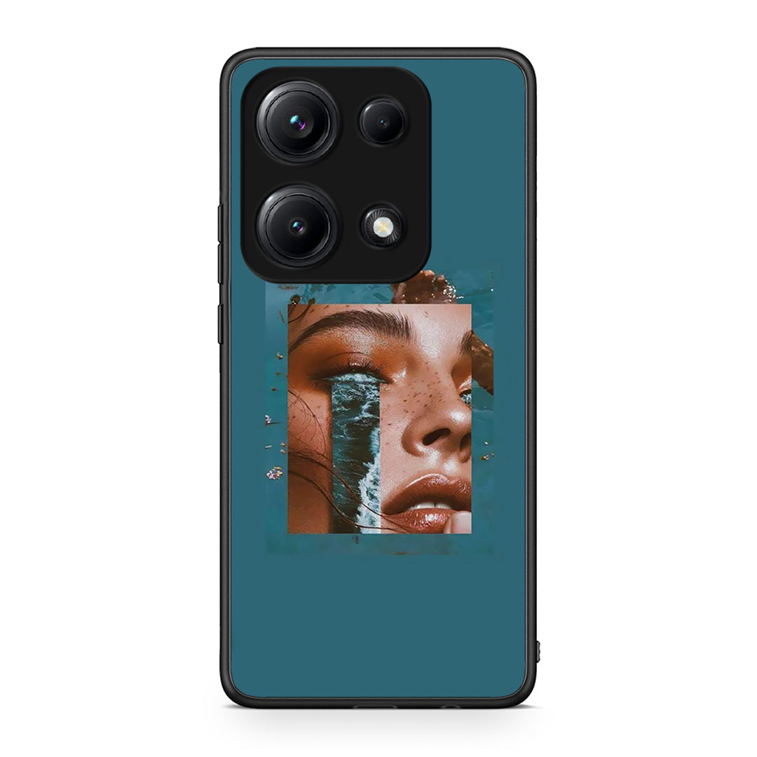 Xiaomi Redmi Note 14S Cry An Ocean θήκη από τη Smartfits με σχέδιο στο πίσω μέρος και μαύρο περίβλημα | Smartphone case with colorful back and black bezels by Smartfits