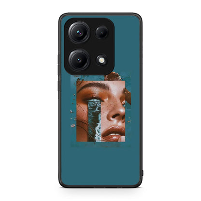 Xiaomi Redmi Note 14S Cry An Ocean θήκη από τη Smartfits με σχέδιο στο πίσω μέρος και μαύρο περίβλημα | Smartphone case with colorful back and black bezels by Smartfits