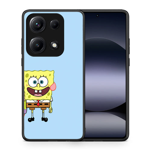 Θήκη Xiaomi Redmi Note 14S Friends Bob από τη Smartfits με σχέδιο στο πίσω μέρος και μαύρο περίβλημα | Xiaomi Redmi Note 14S Friends Bob case with colorful back and black bezels