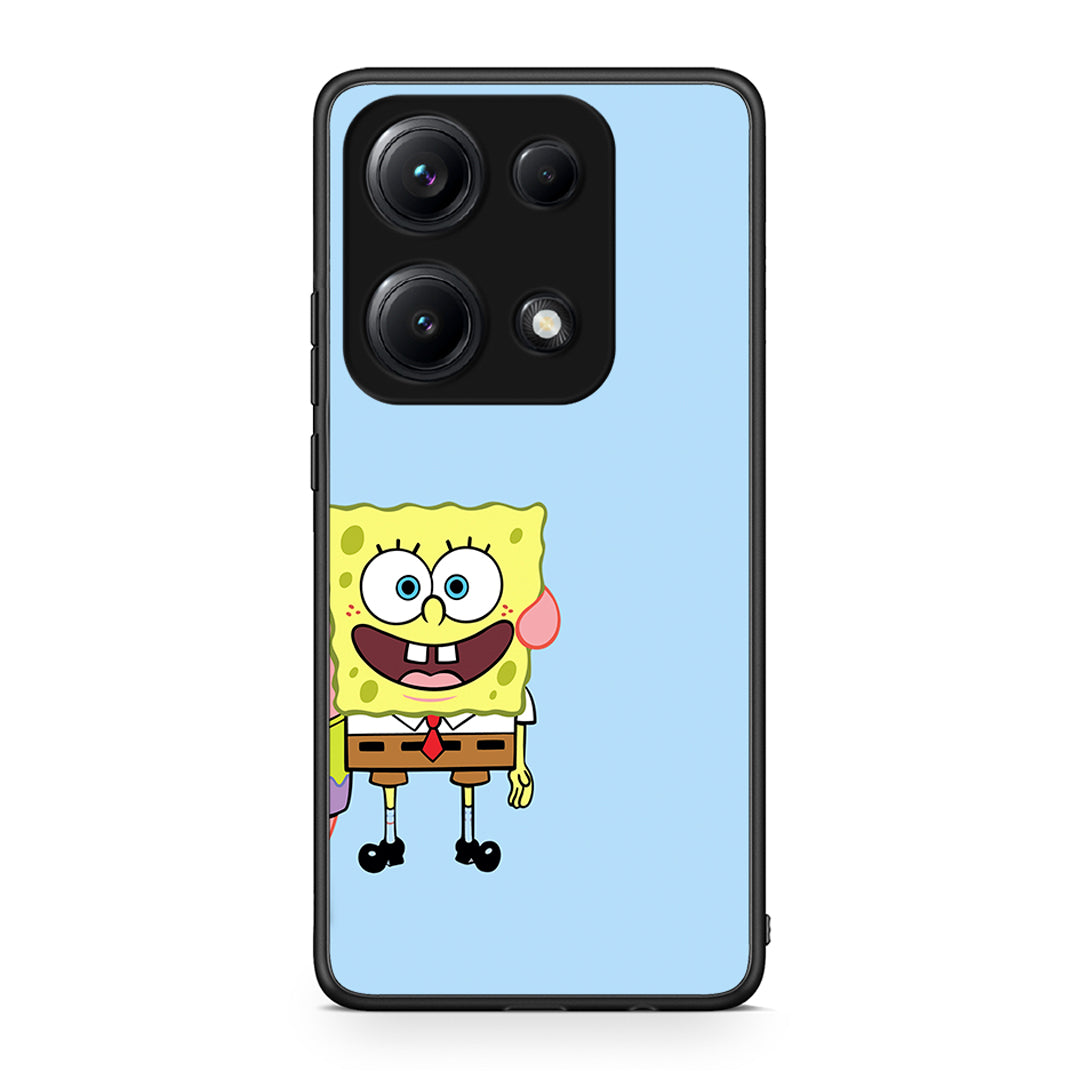 Xiaomi Redmi Note 14S Friends Bob θήκη από τη Smartfits με σχέδιο στο πίσω μέρος και μαύρο περίβλημα | Smartphone case with colorful back and black bezels by Smartfits