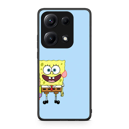 Xiaomi Redmi Note 14S Friends Bob θήκη από τη Smartfits με σχέδιο στο πίσω μέρος και μαύρο περίβλημα | Smartphone case with colorful back and black bezels by Smartfits