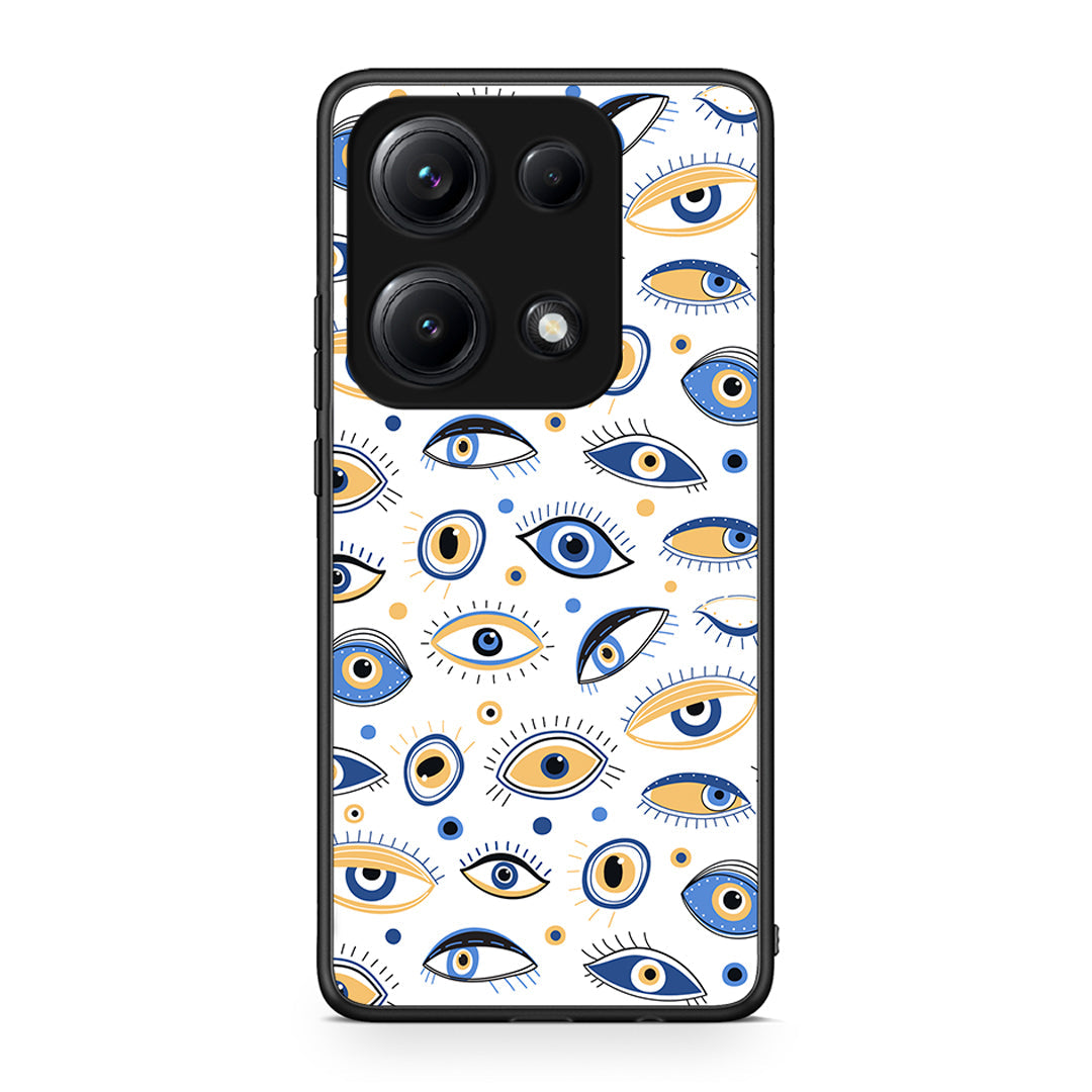 Xiaomi Redmi Note 14S Ftou Ftou θήκη από τη Smartfits με σχέδιο στο πίσω μέρος και μαύρο περίβλημα | Smartphone case with colorful back and black bezels by Smartfits