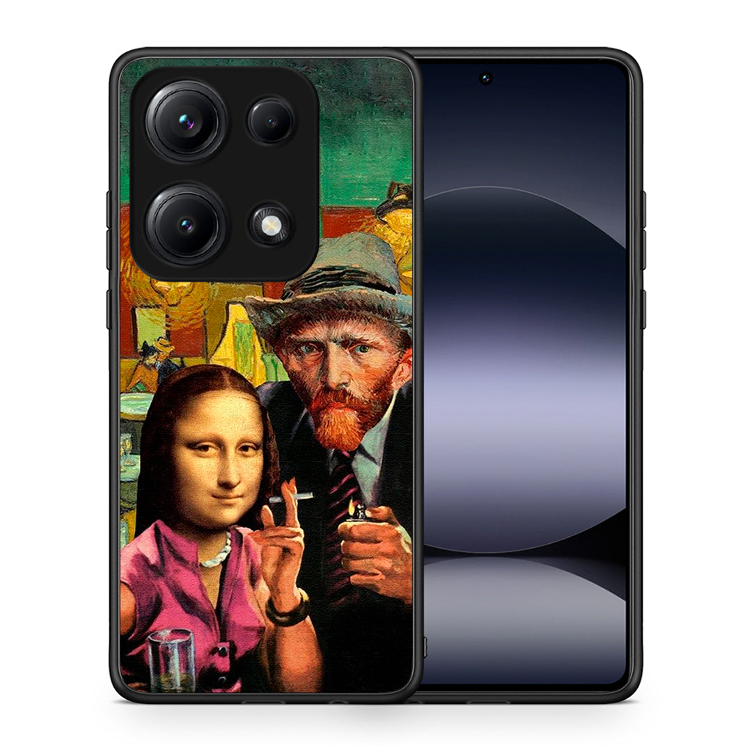 Θήκη Xiaomi Redmi Note 14S Funny Art από τη Smartfits με σχέδιο στο πίσω μέρος και μαύρο περίβλημα | Xiaomi Redmi Note 14S Funny Art case with colorful back and black bezels