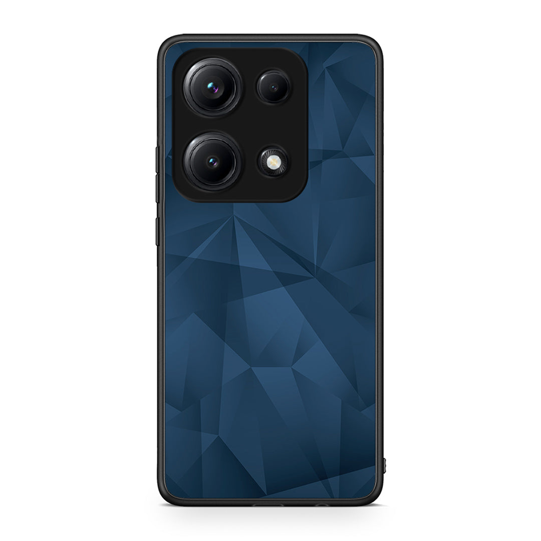 39 - Xiaomi Redmi Note 14S Blue Abstract Geometric case, cover, bumper