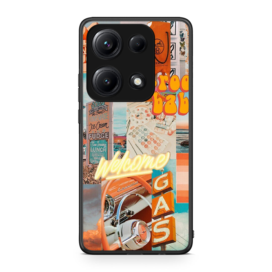 Xiaomi Redmi Note 14S Groovy Babe Θήκη Αγίου Βαλεντίνου από τη Smartfits με σχέδιο στο πίσω μέρος και μαύρο περίβλημα | Smartphone case with colorful back and black bezels by Smartfits