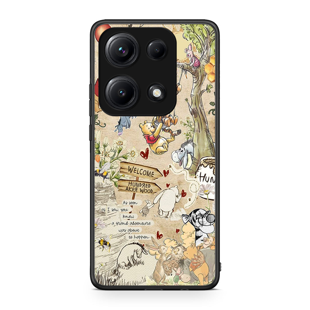 Xiaomi Redmi Note 14S Happy Friends θήκη από τη Smartfits με σχέδιο στο πίσω μέρος και μαύρο περίβλημα | Smartphone case with colorful back and black bezels by Smartfits