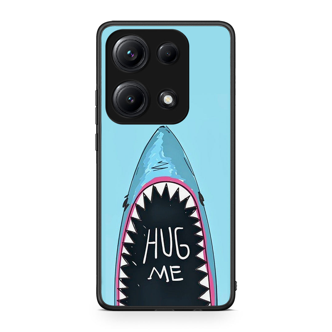 Xiaomi Redmi Note 14S Hug Me θήκη από τη Smartfits με σχέδιο στο πίσω μέρος και μαύρο περίβλημα | Smartphone case with colorful back and black bezels by Smartfits