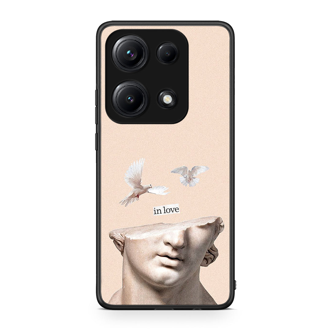 Xiaomi Redmi Note 14S In Love θήκη από τη Smartfits με σχέδιο στο πίσω μέρος και μαύρο περίβλημα | Smartphone case with colorful back and black bezels by Smartfits