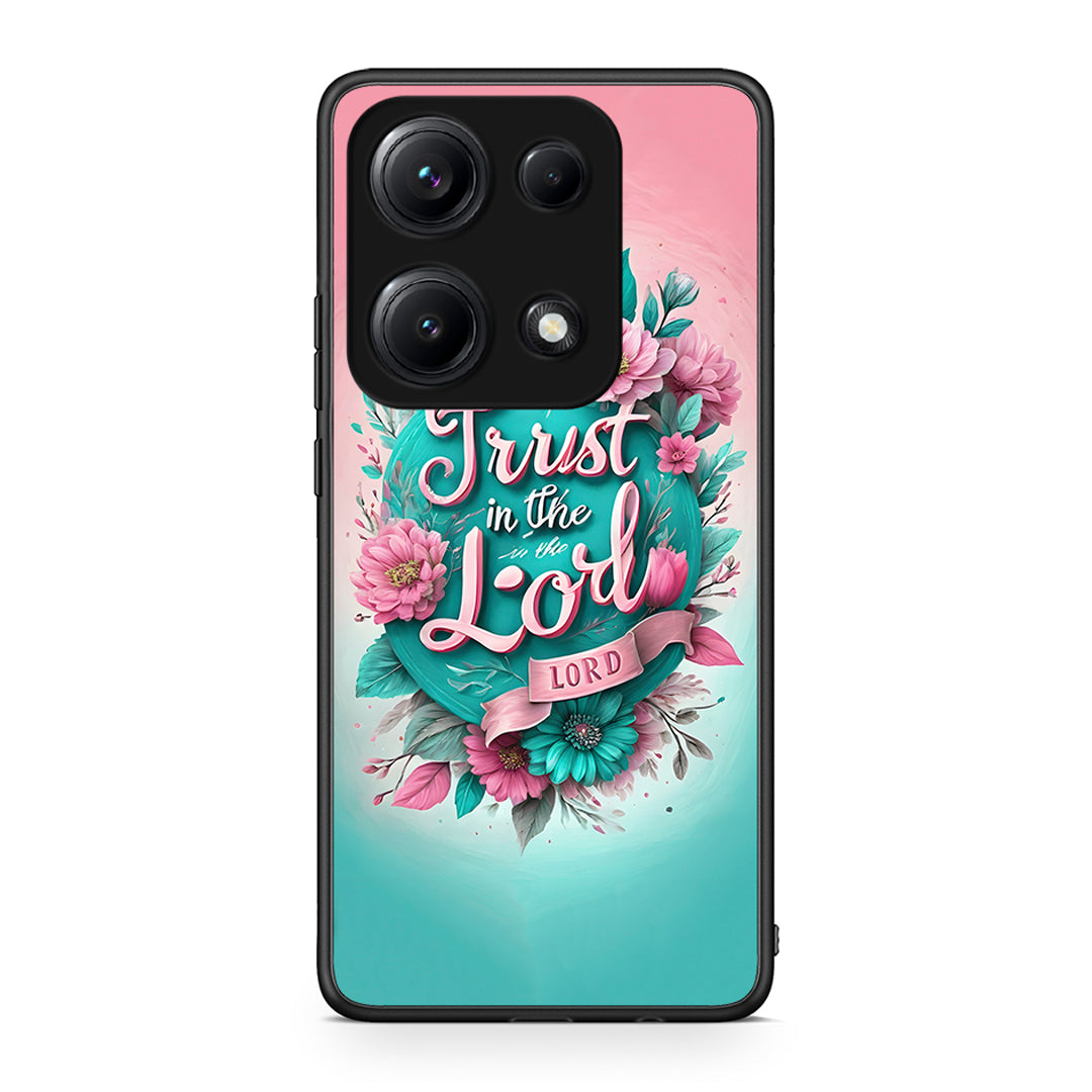 Xiaomi Redmi Note 14S Lord Trust θήκη από τη Smartfits με σχέδιο στο πίσω μέρος και μαύρο περίβλημα | Smartphone case with colorful back and black bezels by Smartfits