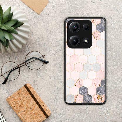 Marble Hexagon Pink - Xiaomi Redmi Note 14S θήκη
