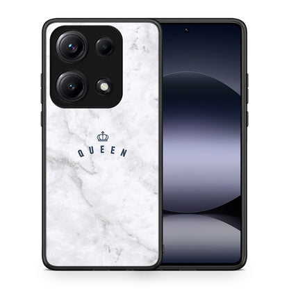Θήκη Xiaomi Redmi Note 14S Queen Marble από τη Smartfits με σχέδιο στο πίσω μέρος και μαύρο περίβλημα | Xiaomi Redmi Note 14S Queen Marble case with colorful back and black bezels
