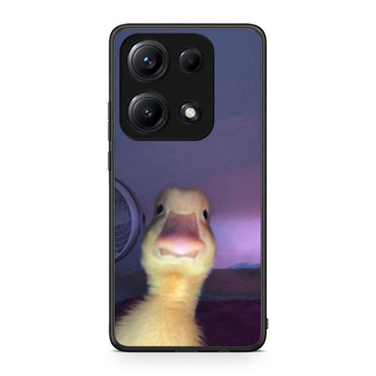Xiaomi Redmi Note 14S Meme Duck θήκη από τη Smartfits με σχέδιο στο πίσω μέρος και μαύρο περίβλημα | Smartphone case with colorful back and black bezels by Smartfits