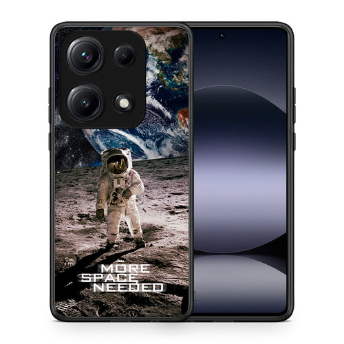 Θήκη Xiaomi Redmi Note 14S More Space από τη Smartfits με σχέδιο στο πίσω μέρος και μαύρο περίβλημα | Xiaomi Redmi Note 14S More Space case with colorful back and black bezels
