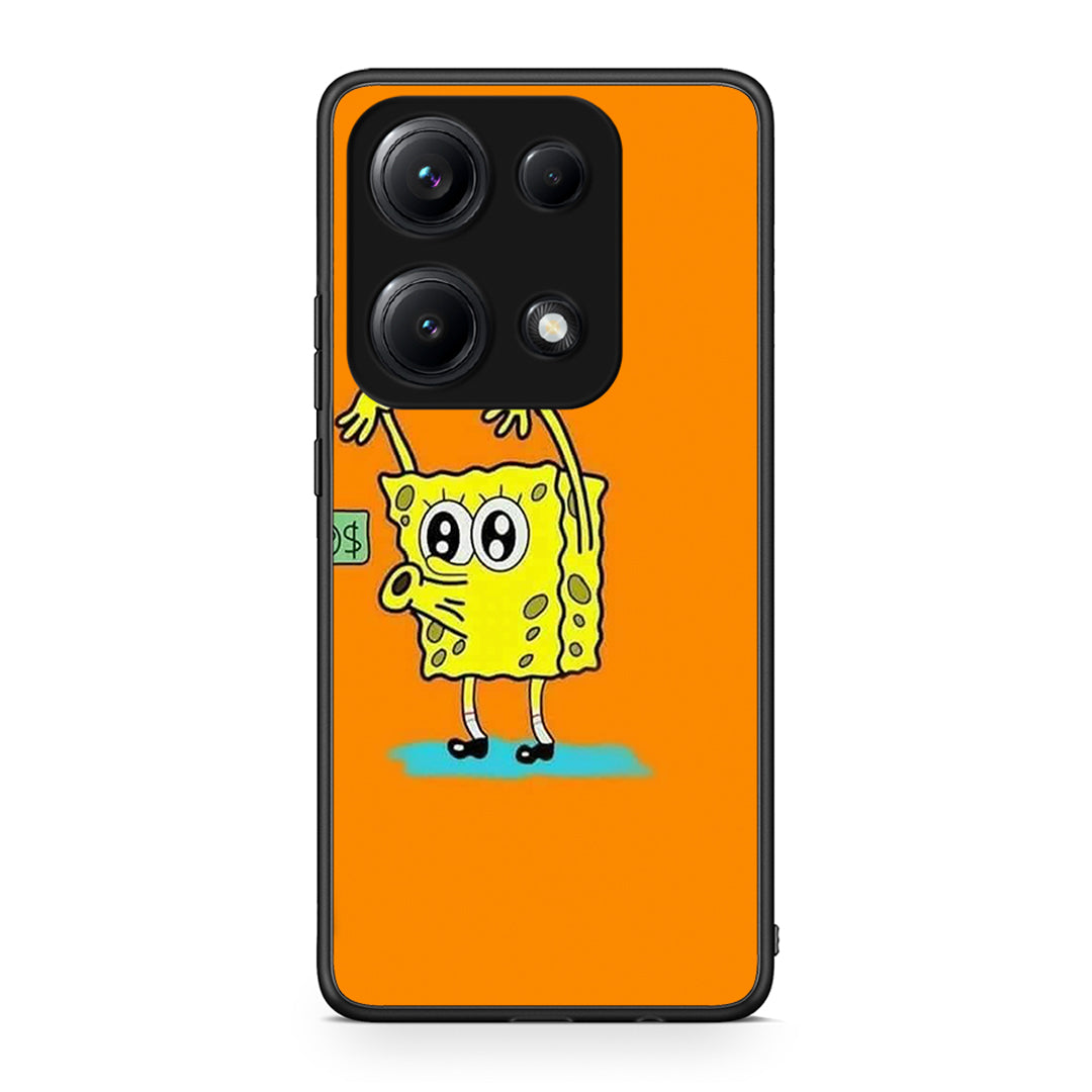 Xiaomi Redmi Note 14S No Money 2 Θήκη Αγίου Βαλεντίνου από τη Smartfits με σχέδιο στο πίσω μέρος και μαύρο περίβλημα | Smartphone case with colorful back and black bezels by Smartfits