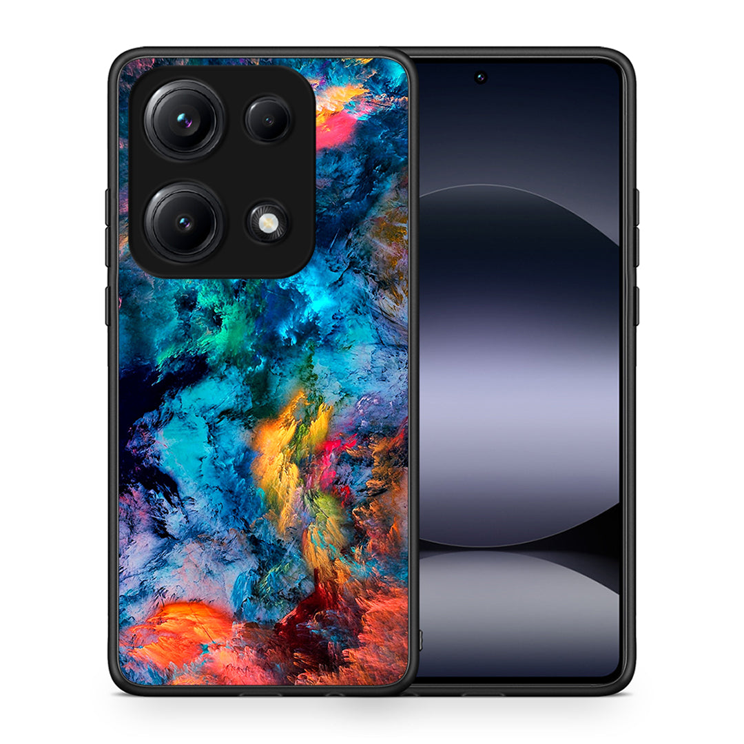 Θήκη Xiaomi Redmi Note 14S Crayola Paint από τη Smartfits με σχέδιο στο πίσω μέρος και μαύρο περίβλημα | Xiaomi Redmi Note 14S Crayola Paint case with colorful back and black bezels