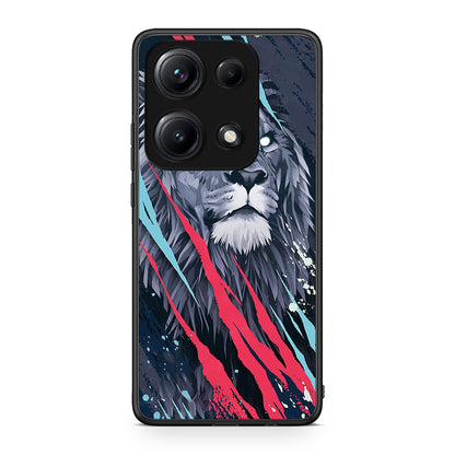 4 - Xiaomi Redmi Note 14S Lion Designer PopArt case, cover, bumper