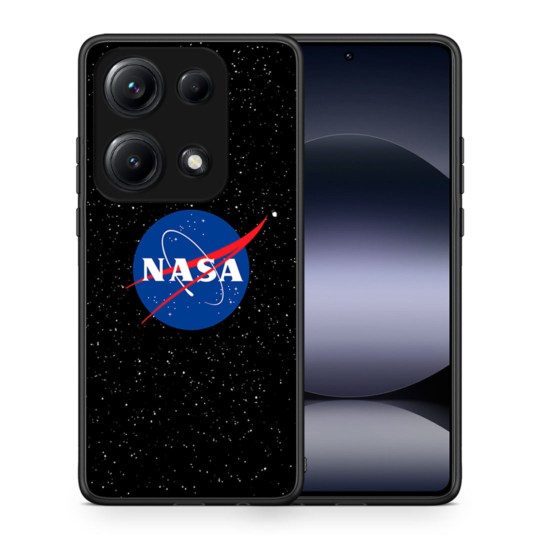 Θήκη Xiaomi Redmi Note 14S NASA PopArt από τη Smartfits με σχέδιο στο πίσω μέρος και μαύρο περίβλημα | Xiaomi Redmi Note 14S NASA PopArt case with colorful back and black bezels