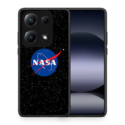 Θήκη Xiaomi Redmi Note 14S NASA PopArt από τη Smartfits με σχέδιο στο πίσω μέρος και μαύρο περίβλημα | Xiaomi Redmi Note 14S NASA PopArt case with colorful back and black bezels