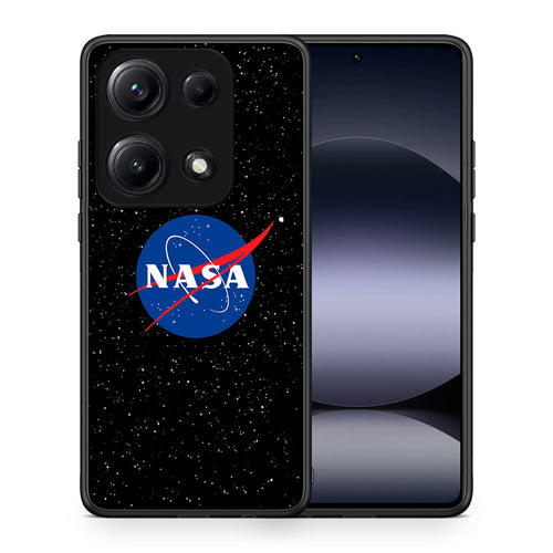 Θήκη Xiaomi Redmi Note 14S NASA PopArt από τη Smartfits με σχέδιο στο πίσω μέρος και μαύρο περίβλημα | Xiaomi Redmi Note 14S NASA PopArt case with colorful back and black bezels