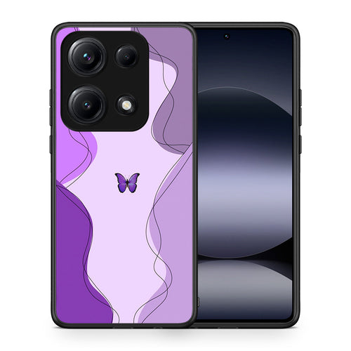 Purple Mariposa - Xiaomi Redmi Note 14S θήκη