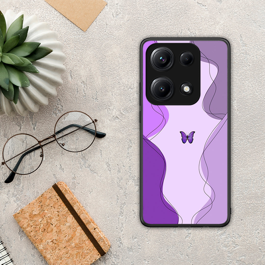 Purple Mariposa - Xiaomi Redmi Note 14S θήκη