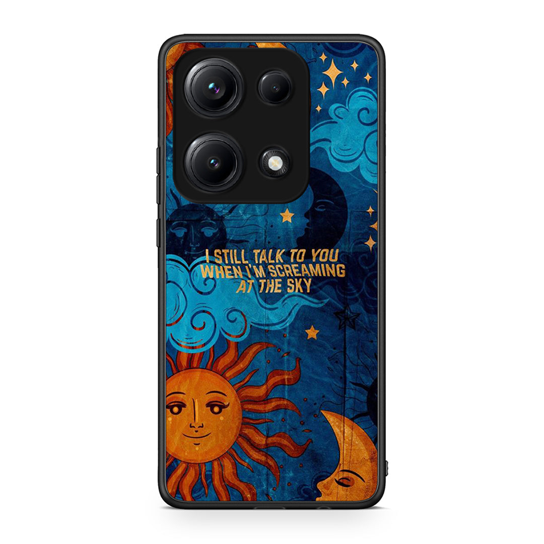 Xiaomi Redmi Note 14S Screaming Sky θήκη από τη Smartfits με σχέδιο στο πίσω μέρος και μαύρο περίβλημα | Smartphone case with colorful back and black bezels by Smartfits