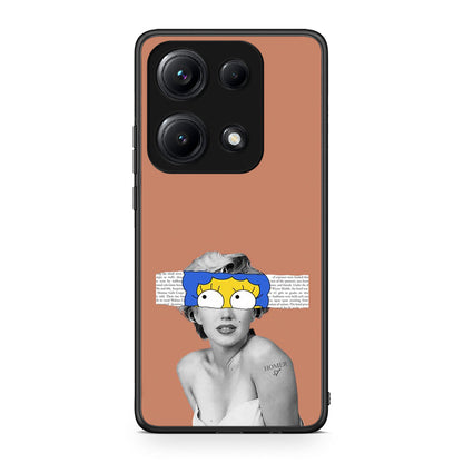 Xiaomi Redmi Note 14S Sim Merilyn θήκη από τη Smartfits με σχέδιο στο πίσω μέρος και μαύρο περίβλημα | Smartphone case with colorful back and black bezels by Smartfits