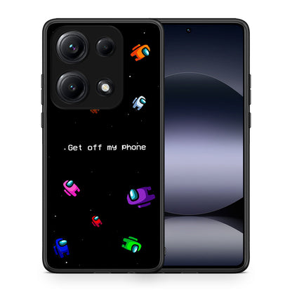 Θήκη Xiaomi Redmi Note 14S AFK Text από τη Smartfits με σχέδιο στο πίσω μέρος και μαύρο περίβλημα | Xiaomi Redmi Note 14S AFK Text case with colorful back and black bezels
