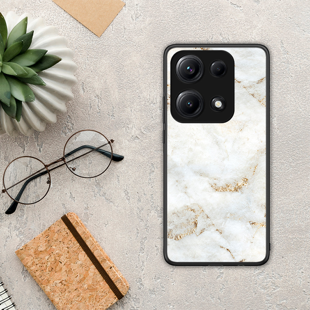 White Gold Marble - Xiaomi Redmi Note 14S θήκη
