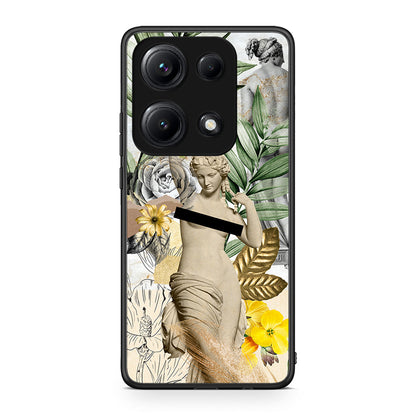 Xiaomi Redmi Note 14S Woman Statue θήκη από τη Smartfits με σχέδιο στο πίσω μέρος και μαύρο περίβλημα | Smartphone case with colorful back and black bezels by Smartfits