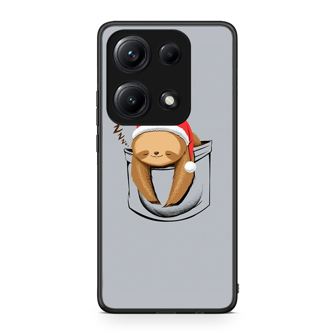 Xiaomi Redmi Note 14S Xmas Zzzz θήκη από τη Smartfits με σχέδιο στο πίσω μέρος και μαύρο περίβλημα | Smartphone case with colorful back and black bezels by Smartfits