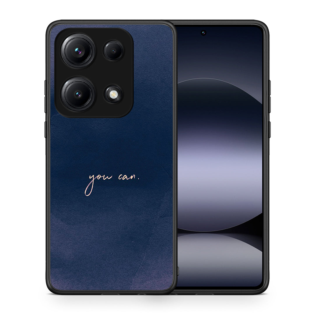 Θήκη Xiaomi Redmi Note 14S You Can από τη Smartfits με σχέδιο στο πίσω μέρος και μαύρο περίβλημα | Xiaomi Redmi Note 14S You Can case with colorful back and black bezels