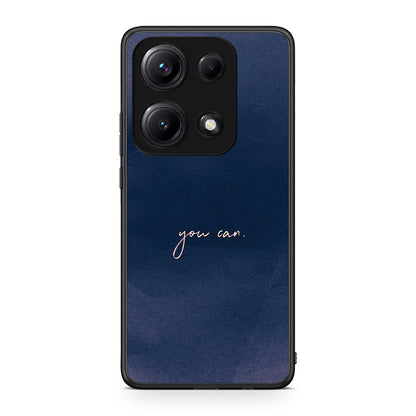 Xiaomi Redmi Note 14S You Can θήκη από τη Smartfits με σχέδιο στο πίσω μέρος και μαύρο περίβλημα | Smartphone case with colorful back and black bezels by Smartfits