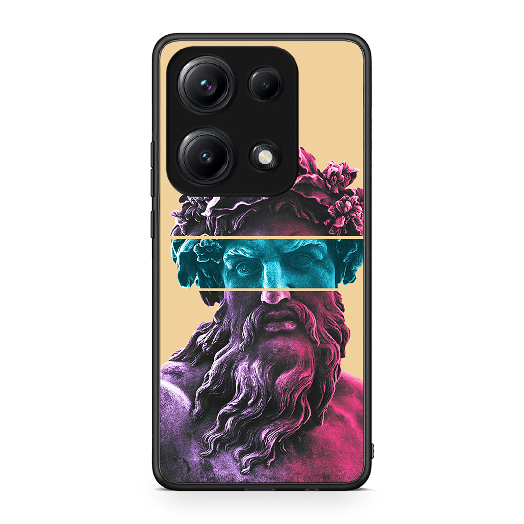 Xiaomi Redmi Note 14S Zeus Art Θήκη Αγίου Βαλεντίνου από τη Smartfits με σχέδιο στο πίσω μέρος και μαύρο περίβλημα | Smartphone case with colorful back and black bezels by Smartfits