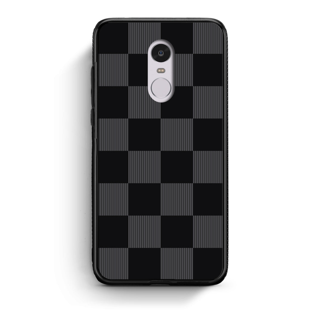 Θήκη Xiaomi Redmi Note 4 / 4X Black and Charcoal Striped Checks από τη Smartfits με σχέδιο στο πίσω μέρος και μαύρο περίβλημα | Xiaomi Redmi Note 4 / 4X Black and Charcoal Striped Checks case with colorful back and black bezels