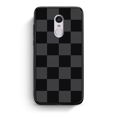 Θήκη Xiaomi Redmi Note 4 / 4X Black and Charcoal Striped Checks από τη Smartfits με σχέδιο στο πίσω μέρος και μαύρο περίβλημα | Xiaomi Redmi Note 4 / 4X Black and Charcoal Striped Checks case with colorful back and black bezels