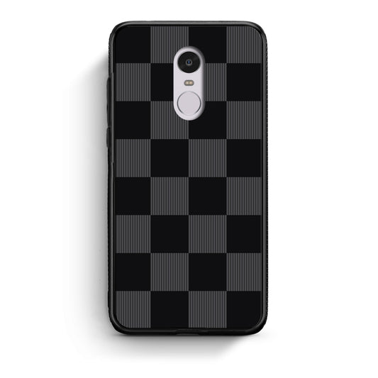Θήκη Xiaomi Redmi Note 4 / 4X Black and Charcoal Striped Checks από τη Smartfits με σχέδιο στο πίσω μέρος και μαύρο περίβλημα | Xiaomi Redmi Note 4 / 4X Black and Charcoal Striped Checks case with colorful back and black bezels