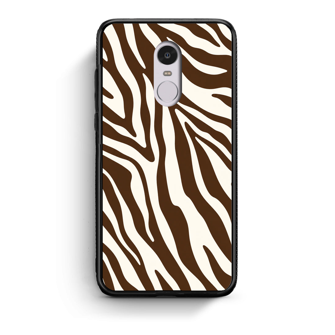 Θήκη Xiaomi Redmi Note 4 / 4X Brown and Cream Zebra Stripes από τη Smartfits με σχέδιο στο πίσω μέρος και μαύρο περίβλημα | Xiaomi Redmi Note 4 / 4X Brown and Cream Zebra Stripes case with colorful back and black bezels
