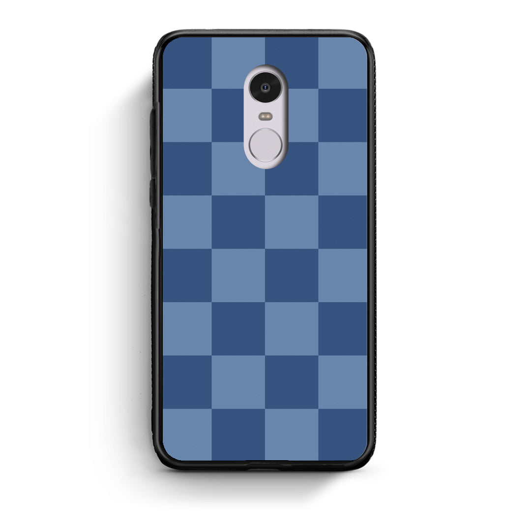 Θήκη Xiaomi Redmi Note 4 / 4X Denim Blue Checkerboard από τη Smartfits με σχέδιο στο πίσω μέρος και μαύρο περίβλημα | Xiaomi Redmi Note 4 / 4X Denim Blue Checkerboard case with colorful back and black bezels