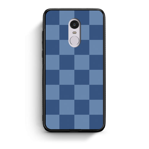 Θήκη Xiaomi Redmi Note 4 / 4X Denim Blue Checkerboard από τη Smartfits με σχέδιο στο πίσω μέρος και μαύρο περίβλημα | Xiaomi Redmi Note 4 / 4X Denim Blue Checkerboard case with colorful back and black bezels