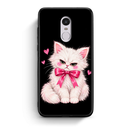 Θήκη Xiaomi Redmi Note 4 / 4X Grumpy Party Kitten on Black από τη Smartfits με σχέδιο στο πίσω μέρος και μαύρο περίβλημα | Xiaomi Redmi Note 4 / 4X Grumpy Party Kitten on Black case with colorful back and black bezels