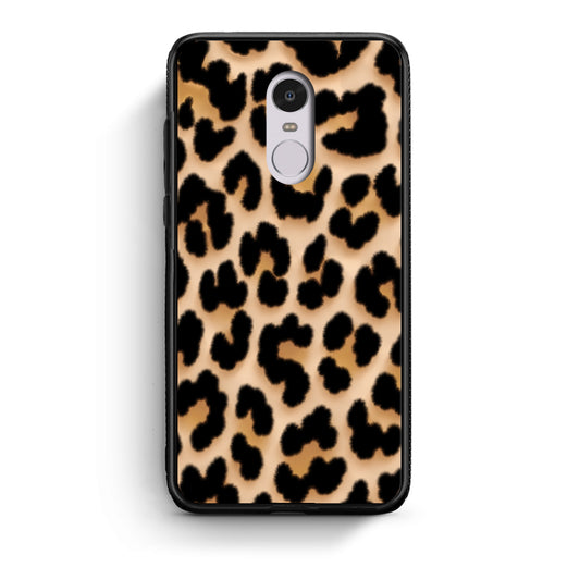 Θήκη Xiaomi Redmi Note 4 / 4X Leopard Print Tan Large από τη Smartfits με σχέδιο στο πίσω μέρος και μαύρο περίβλημα | Xiaomi Redmi Note 4 / 4X Leopard Print Tan Large case with colorful back and black bezels