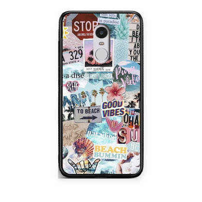 Θήκη Xiaomi Redmi Note 4 / 4X Summer Vibes από τη Smartfits με σχέδιο στο πίσω μέρος και μαύρο περίβλημα | Xiaomi Redmi Note 4 / 4X Summer Vibes case with colorful back and black bezels