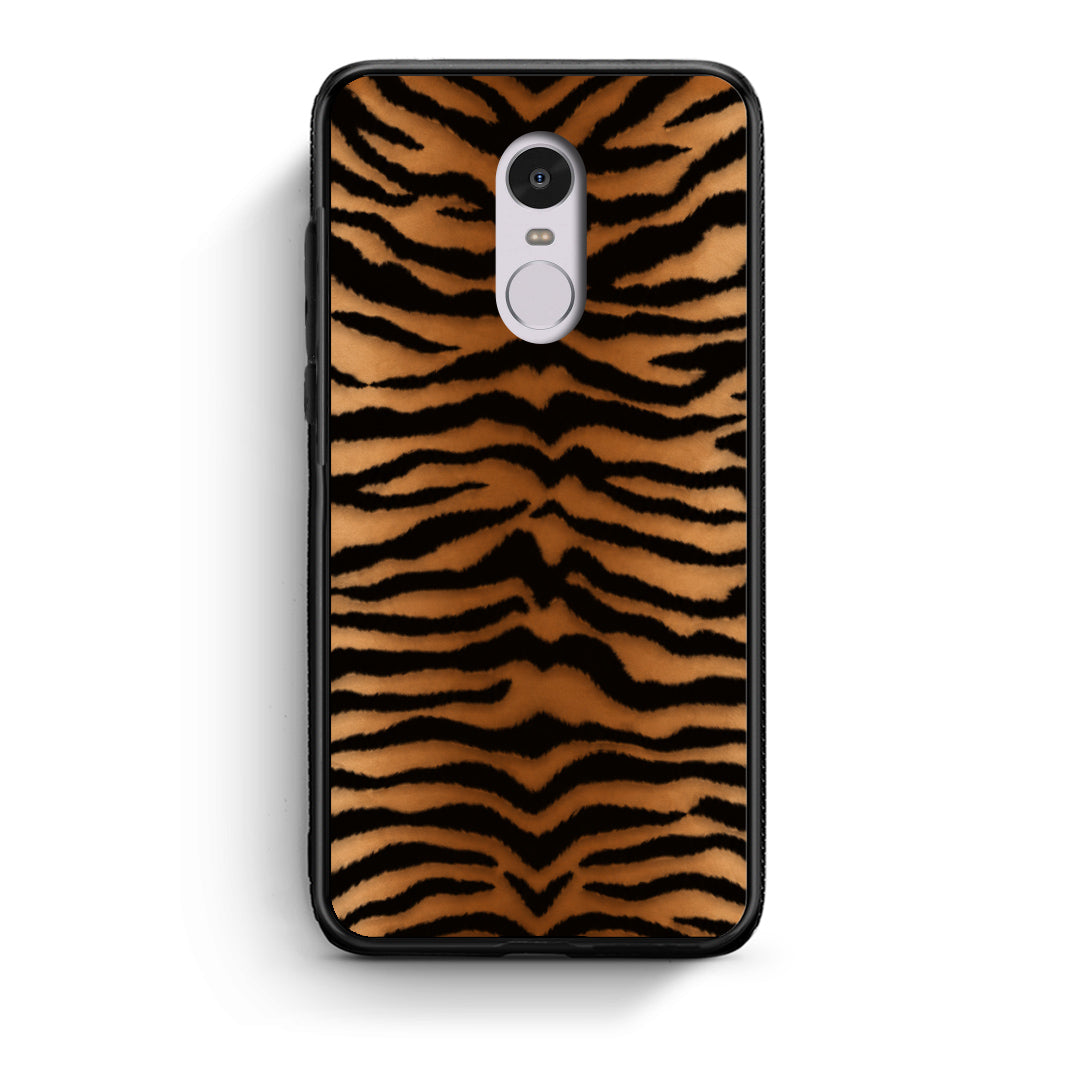 Θήκη Xiaomi Redmi Note 4 / 4X Tiger Print Orange and Black από τη Smartfits με σχέδιο στο πίσω μέρος και μαύρο περίβλημα | Xiaomi Redmi Note 4 / 4X Tiger Print Orange and Black case with colorful back and black bezels