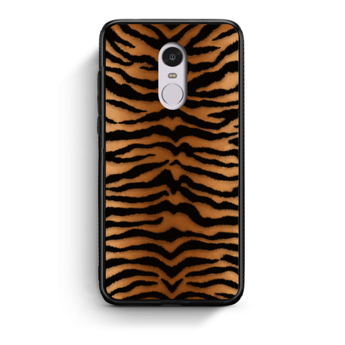 Θήκη Xiaomi Redmi Note 4 / 4X Tiger Print Orange and Black από τη Smartfits με σχέδιο στο πίσω μέρος και μαύρο περίβλημα | Xiaomi Redmi Note 4 / 4X Tiger Print Orange and Black case with colorful back and black bezels