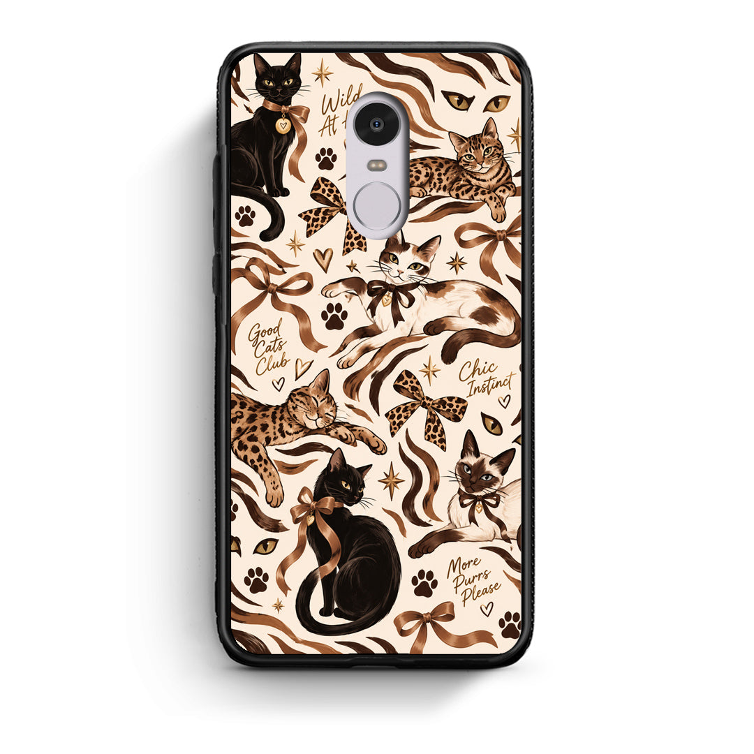 Θήκη Xiaomi Redmi Note 4 / 4X Wild Cats and Animal Print Collage από τη Smartfits με σχέδιο στο πίσω μέρος και μαύρο περίβλημα | Xiaomi Redmi Note 4 / 4X Wild Cats and Animal Print Collage case with colorful back and black bezels